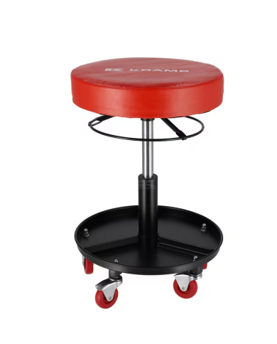 Montagestol med værktøjsbakke