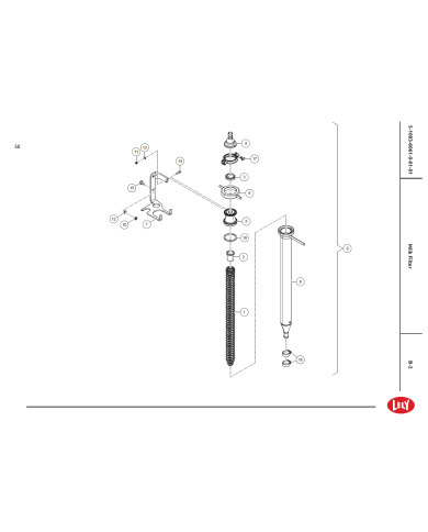 Pakning til mælkefilter