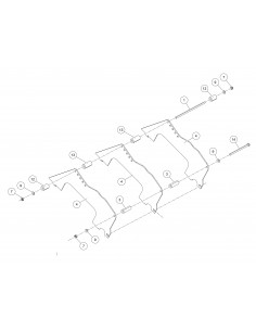 Afstandsstykke Ø22x50 mm